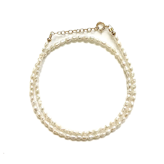Pearl Wrap Anklet