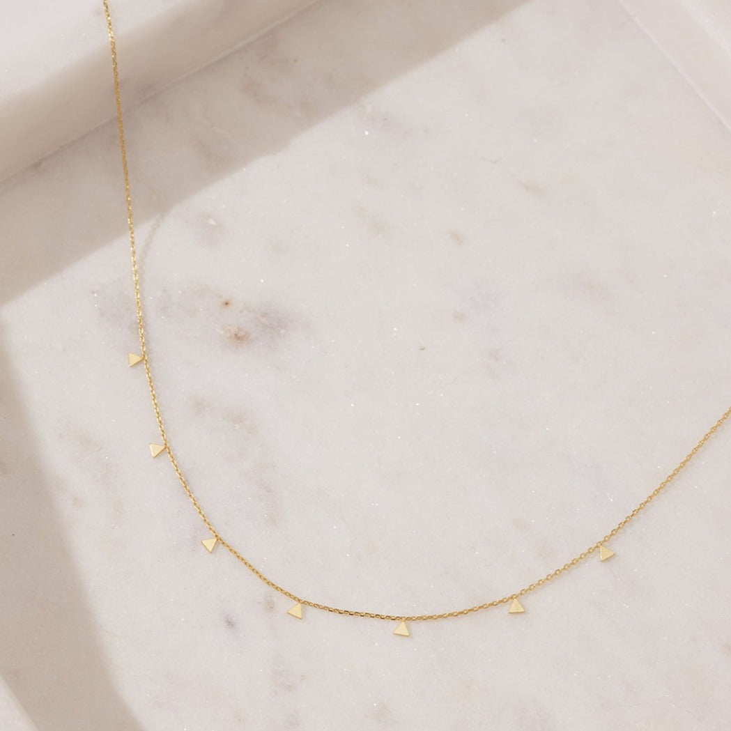 Floating Triangle Necklace - Last Chance