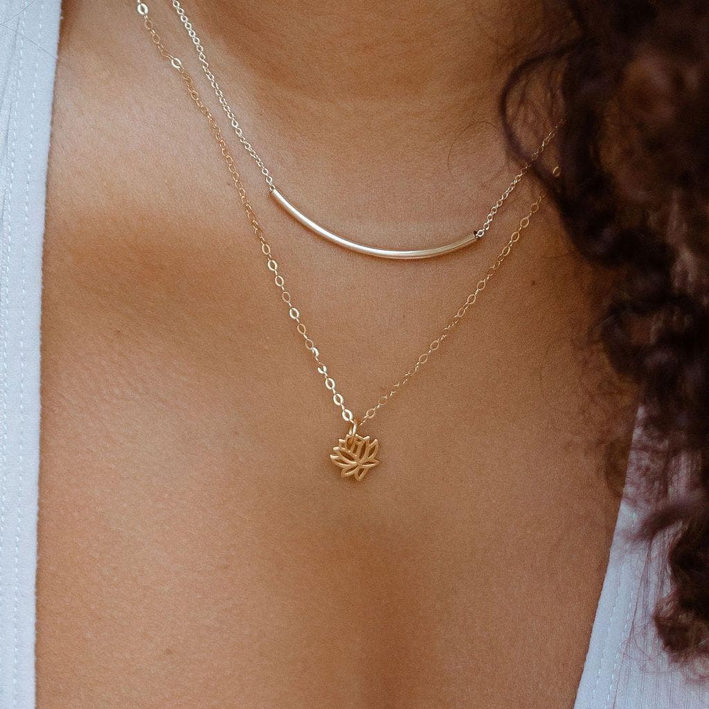 Lotus Necklace, Necklaces, adorn512, adorn512