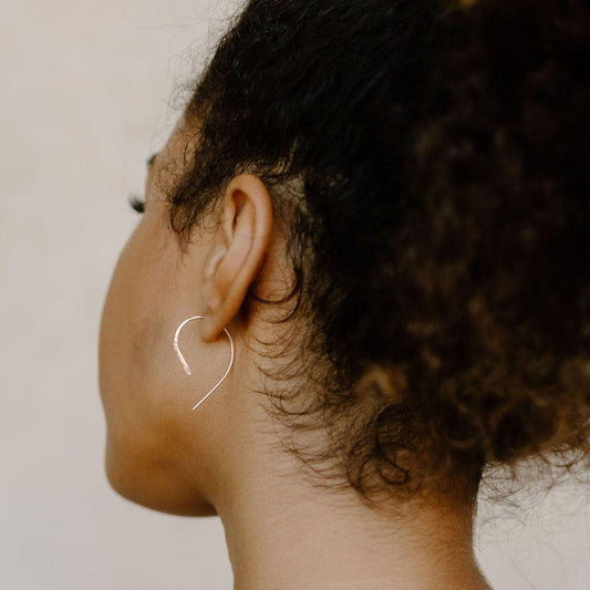 Quotation Earrings | Large - Last Chance