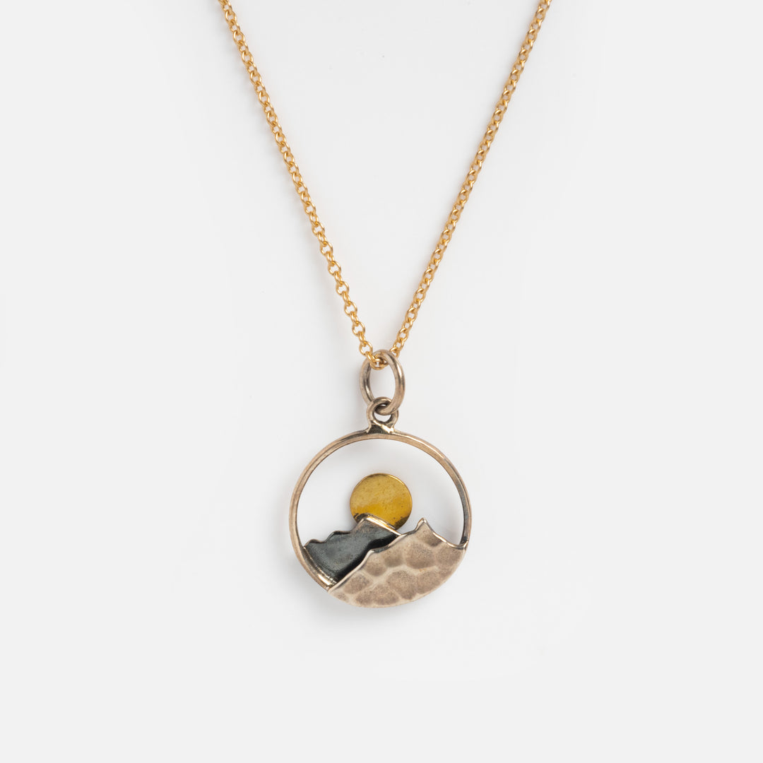 Mountain Sunrise Necklace - adorn512