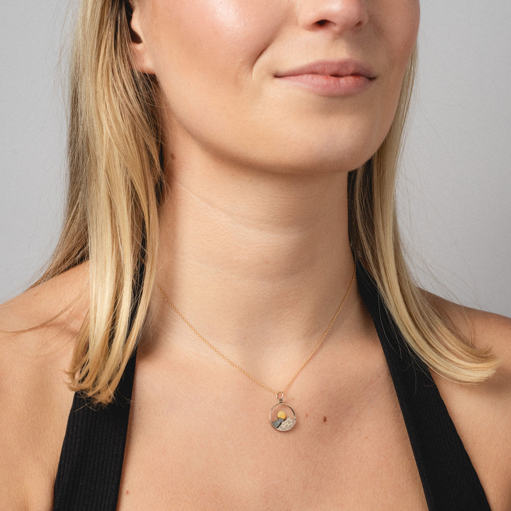 Mountain Sunrise Necklace - adorn512