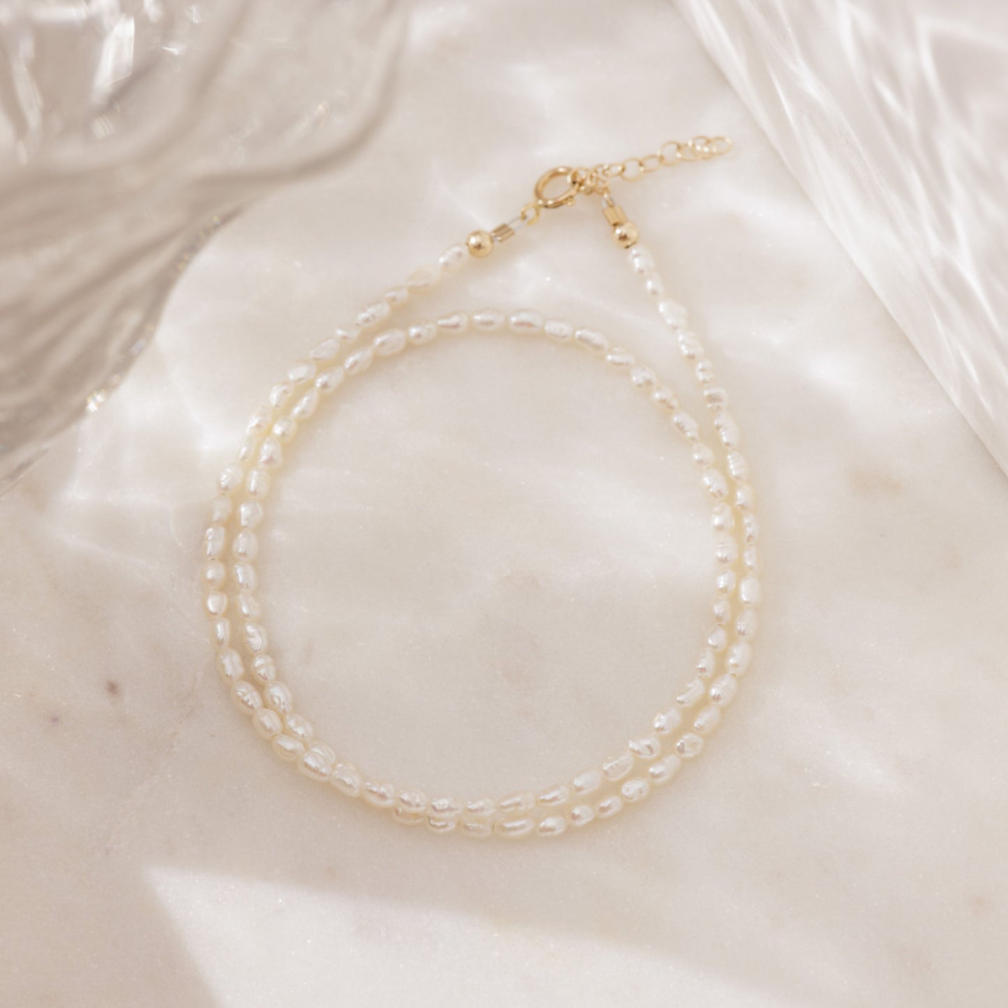 Pearl Wrap Anklet