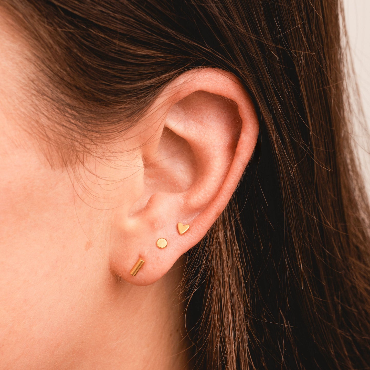 Tiny Heart Flatback Studs