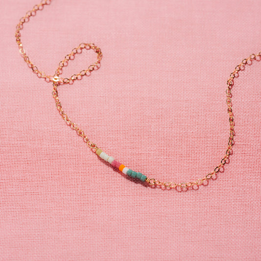 Tiny Seed Bead Necklace