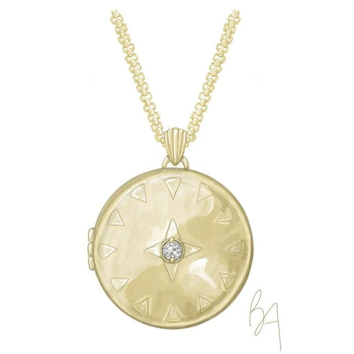 Adorn Signature Locket Necklace