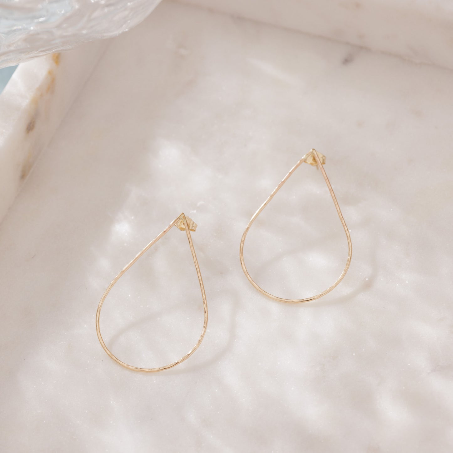 Teardrop Hoops