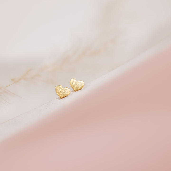 Heart Stud Earrings - adorn512