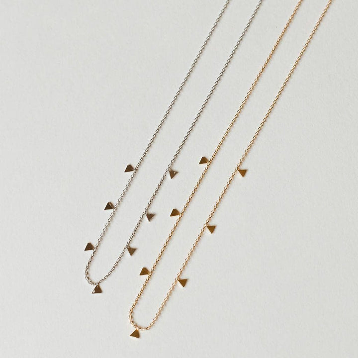 Floating Triangle Necklace, Necklace, adorn512, adorn512