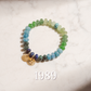 1989 Letter Charm Bracelet or Necklace