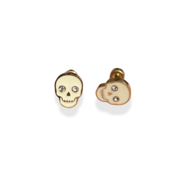 Spooky Skull Screwbacks