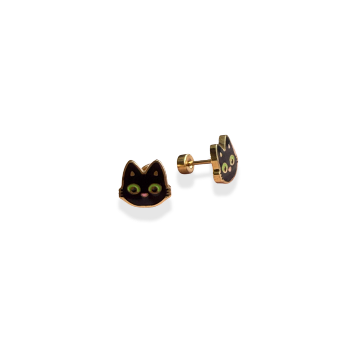 Black Cat Screwbacks