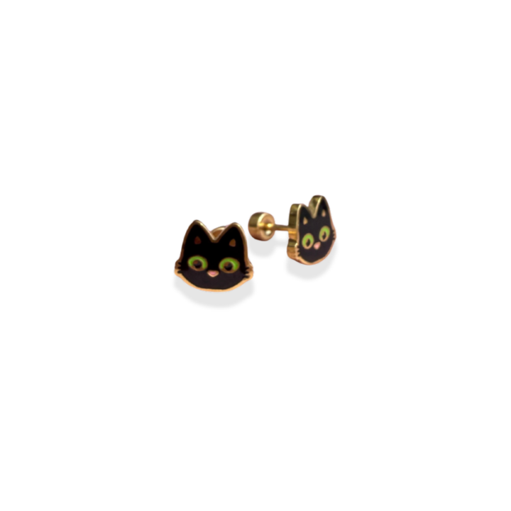 Black Cat Screwbacks