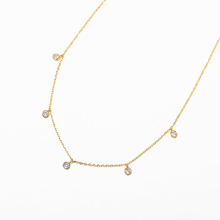CZ Drop Necklace