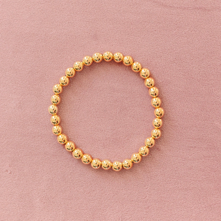 Gold Bead Bracelet
