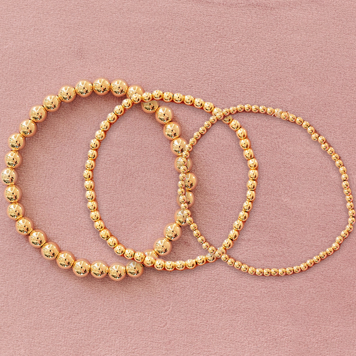 Gold Bead Bracelet