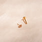 Golden Honey Flatback Studs