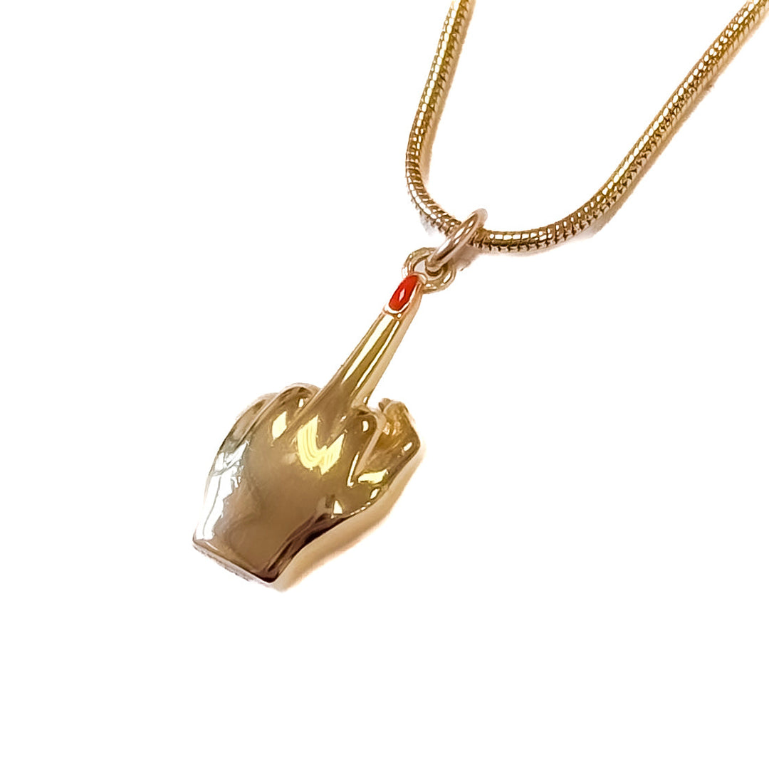 Middle Finger Charm
