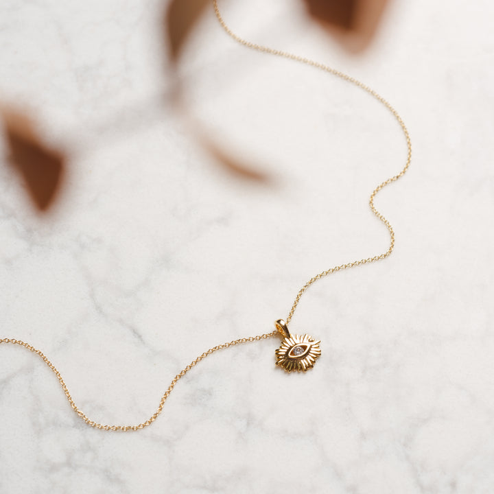 Evil Eye Burst Necklace