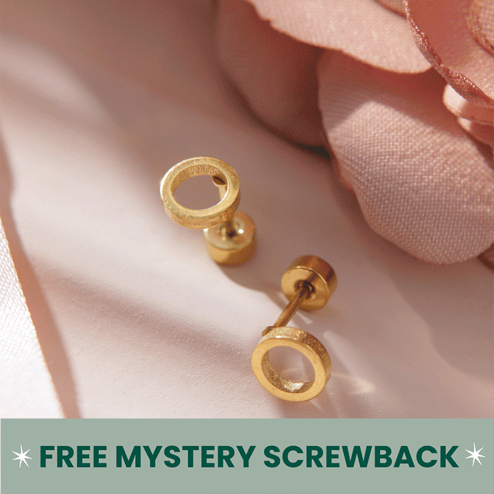 Free Screwback Earring