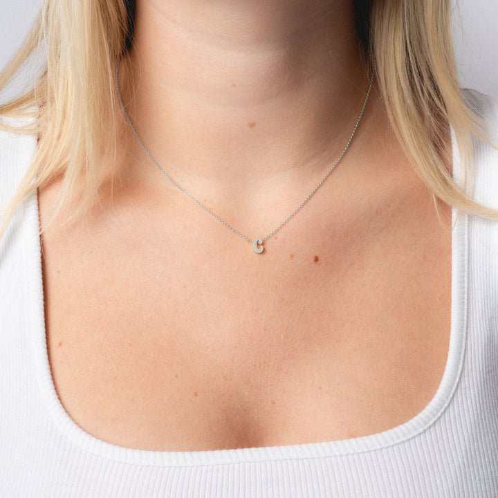 Saba Initial Necklace