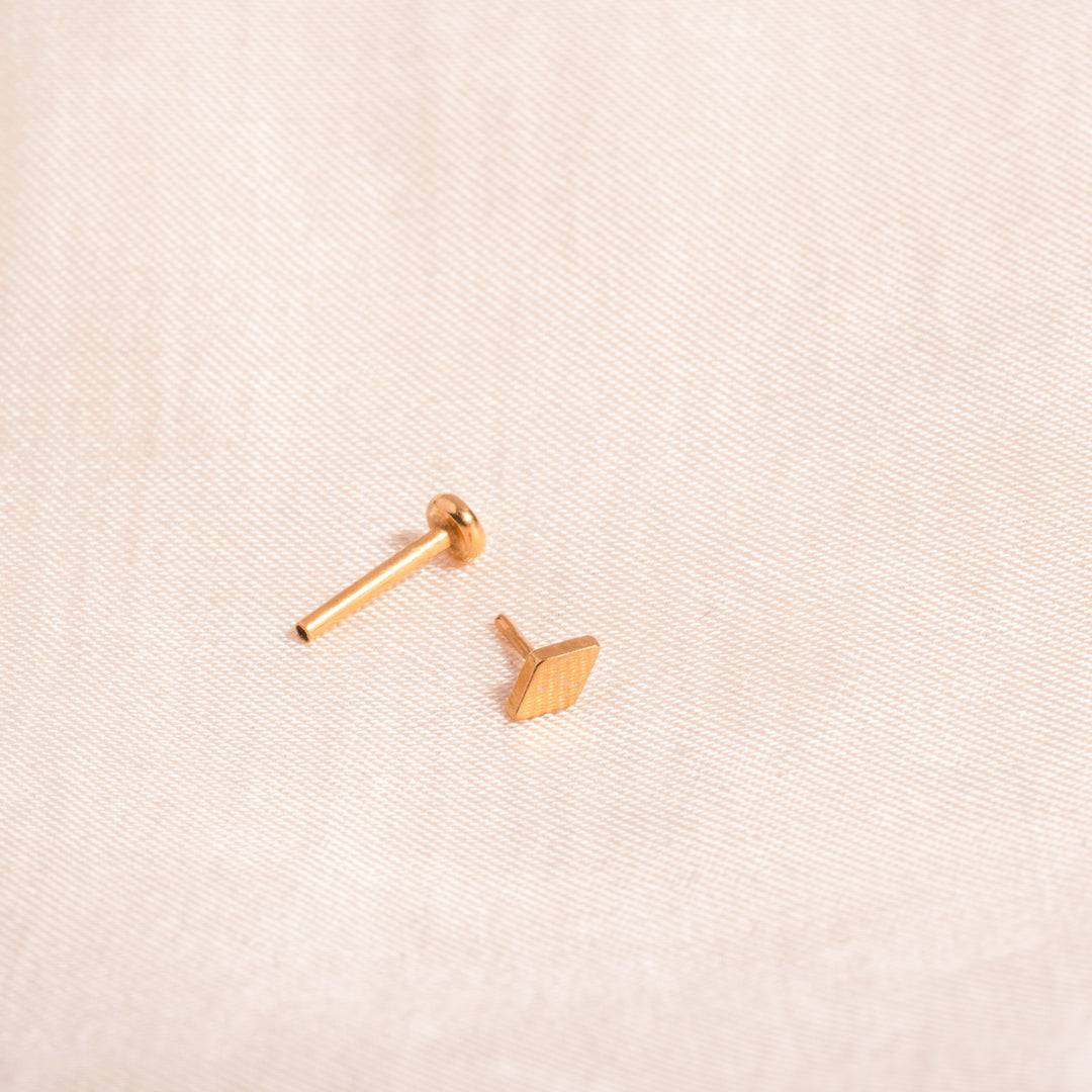Tiny Diamond Flatback Stud