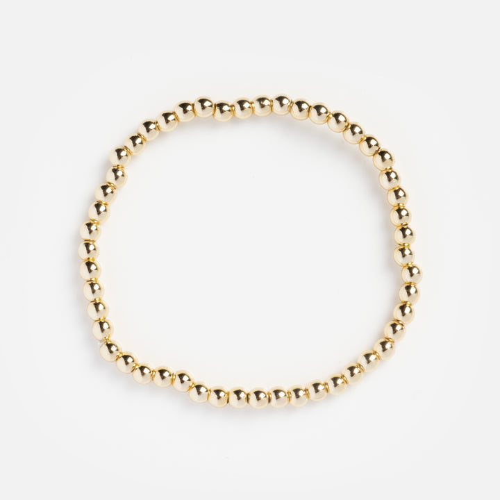 Gold Bead Bracelet - adorn512