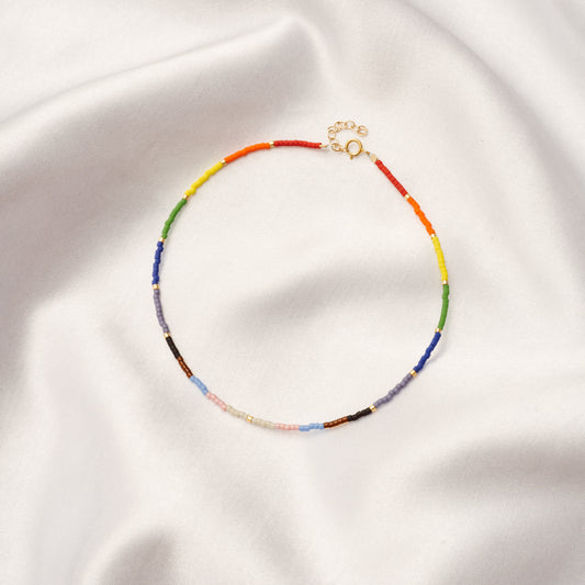 Pride Bead Anklet