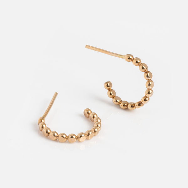 Beaded Huggie Hoops – adorn512