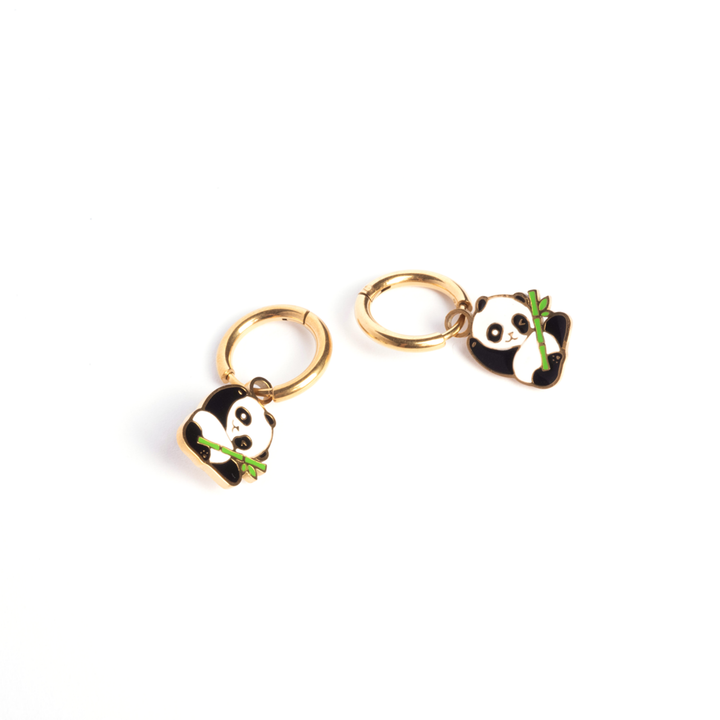 Panda Enamel Huggies