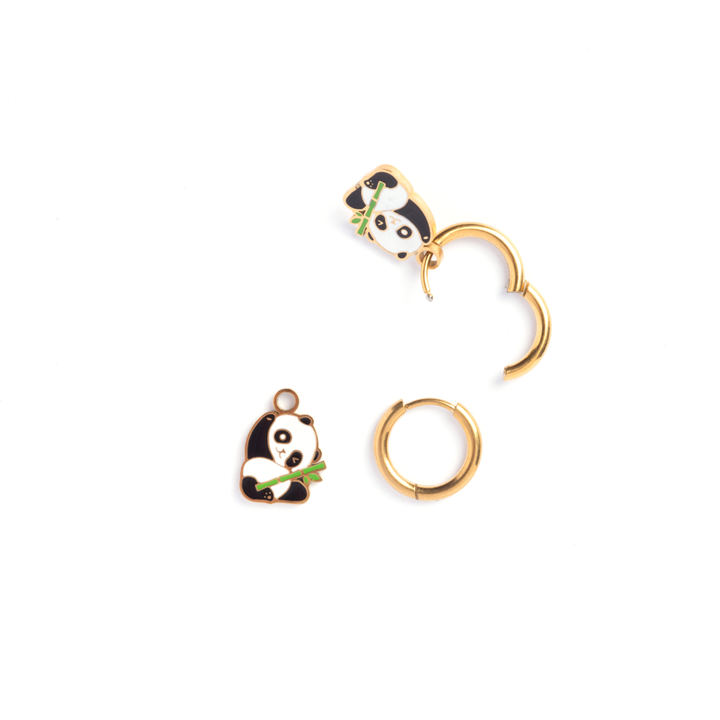 Panda Enamel Huggies