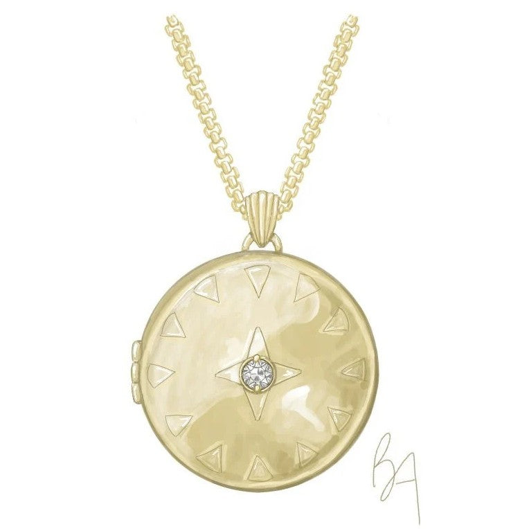 Adorn Signature Locket Necklace