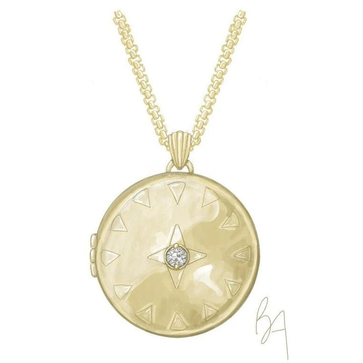 Adorn Signature Locket Necklace