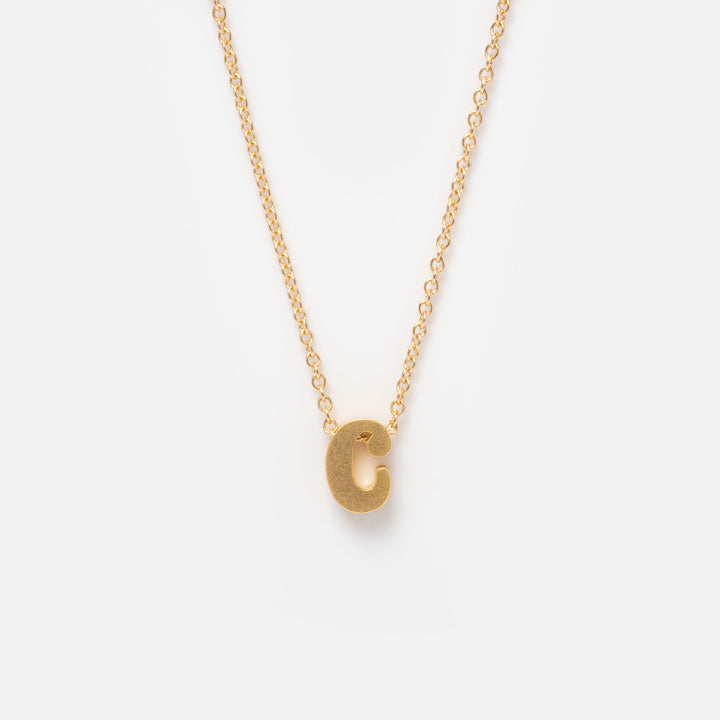 Saba Initial Necklace