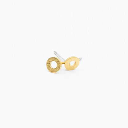 Open Circle Stud Earrings - adorn512