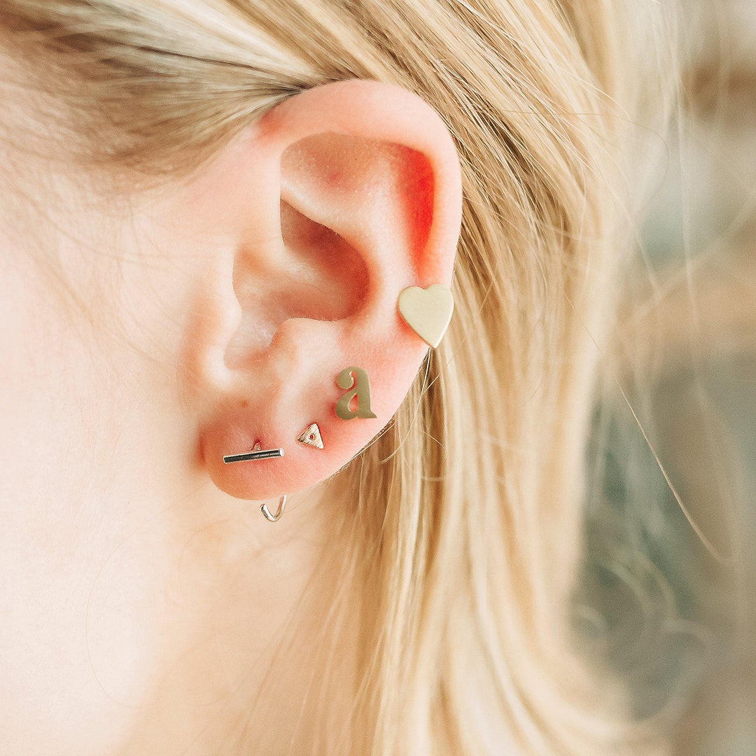 Bar Hoop Earrings - adorn512