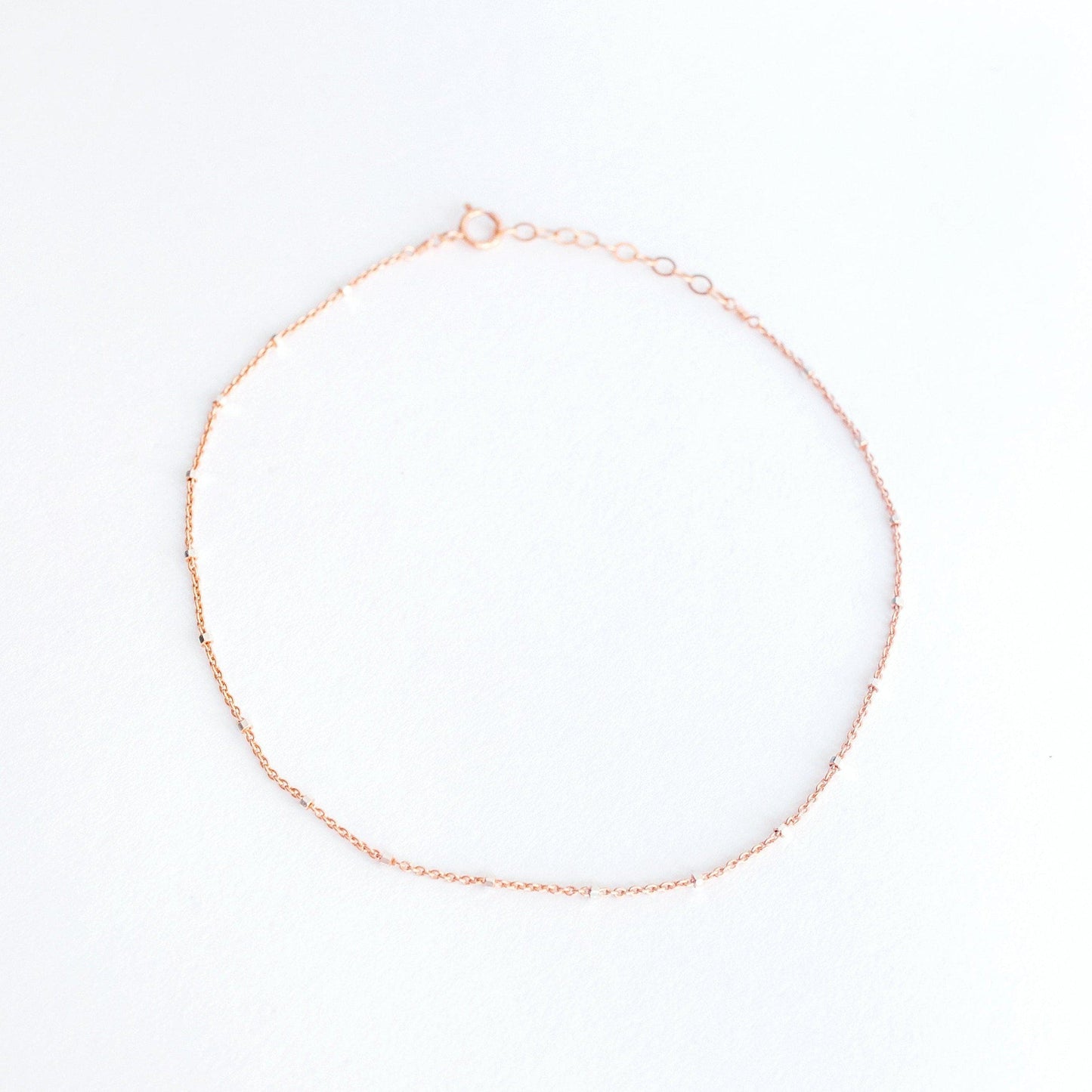 Sparkle Satellite Chain Anklet