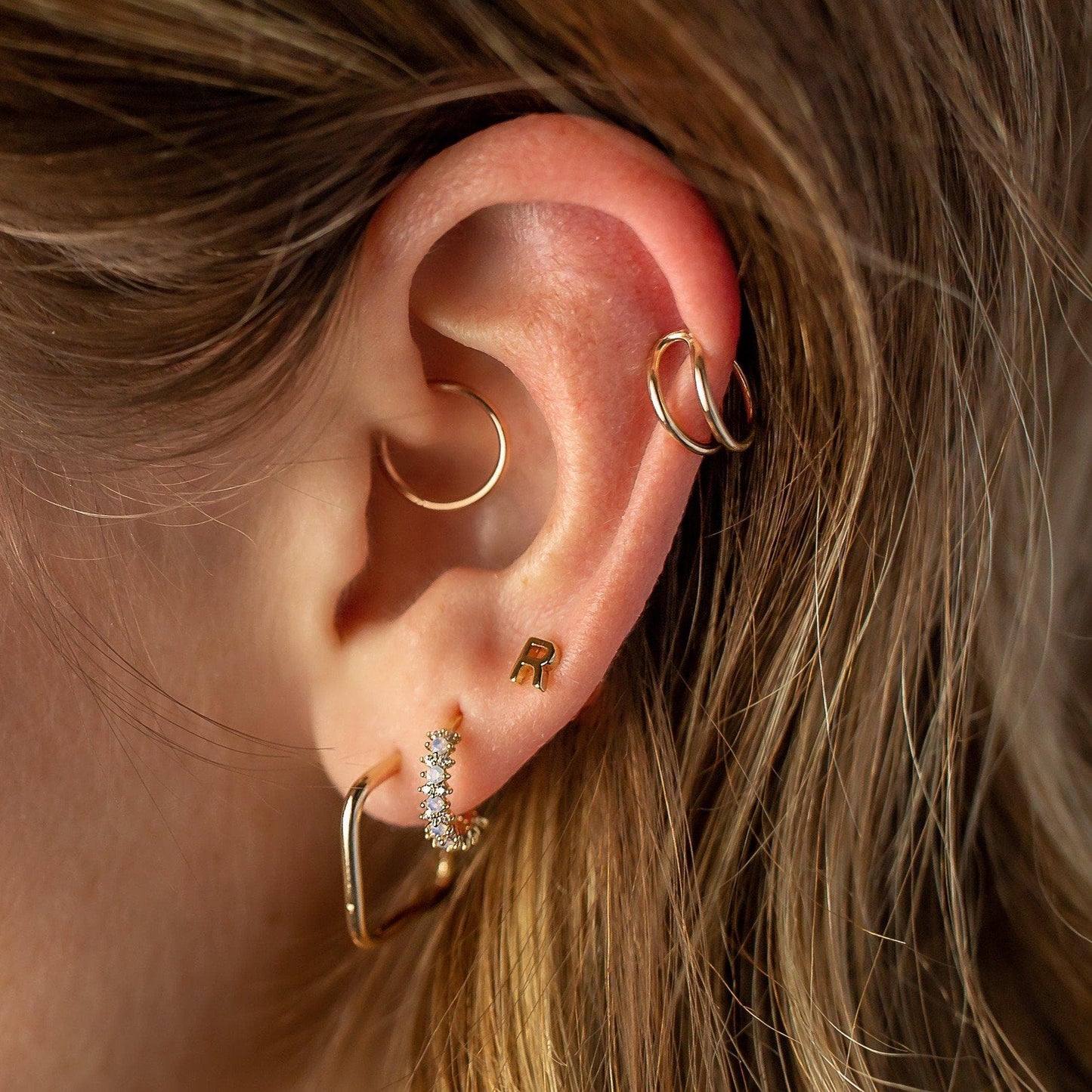 Double Stack Ear Cuff