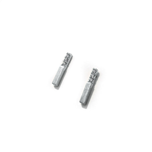 CZ Bar Studs