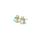 Single Opal CZ Stud Earring