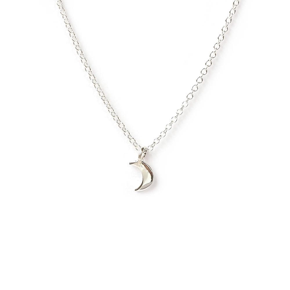  Tiny Moon Necklace, Necklaces, adorn512, adorn512