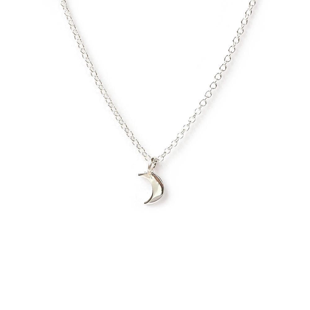  Tiny Moon Necklace, Necklaces, adorn512, adorn512