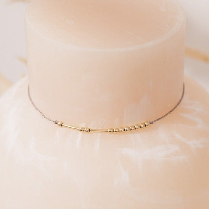 Personalized Morse Code Bracelet