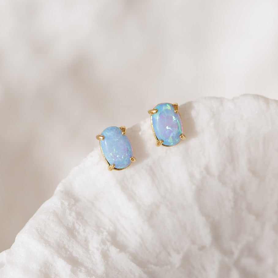 Opal Stud Earrings - adorn512