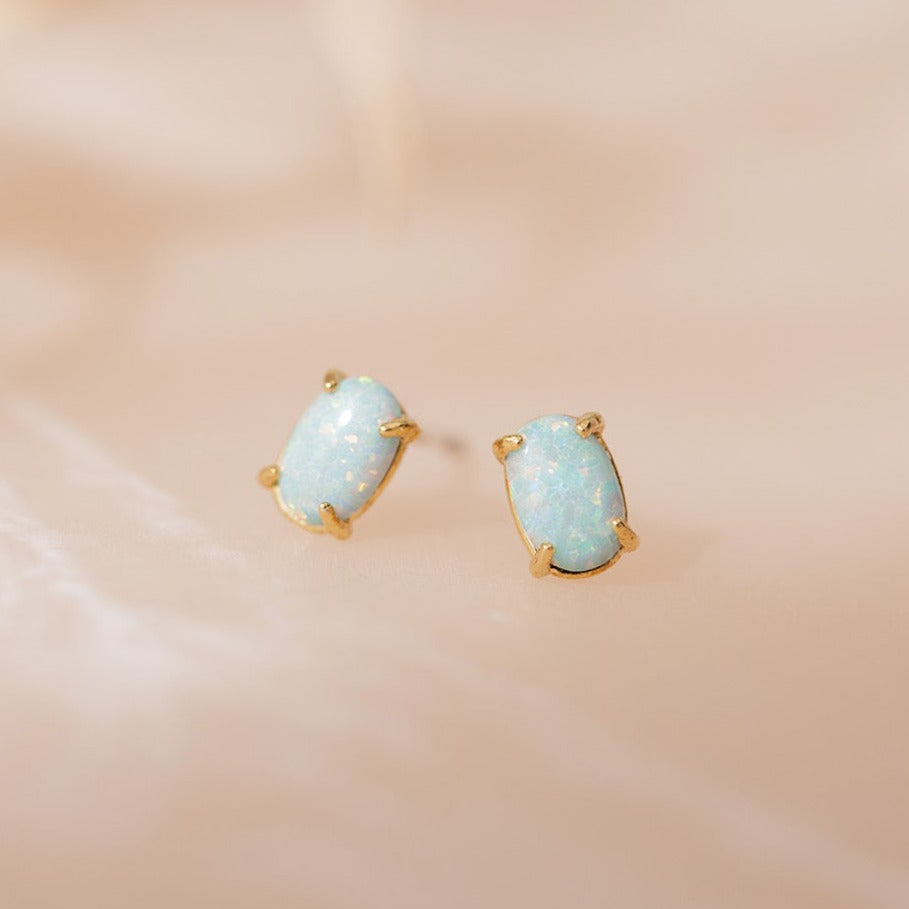 Opal Stud Earrings - adorn512