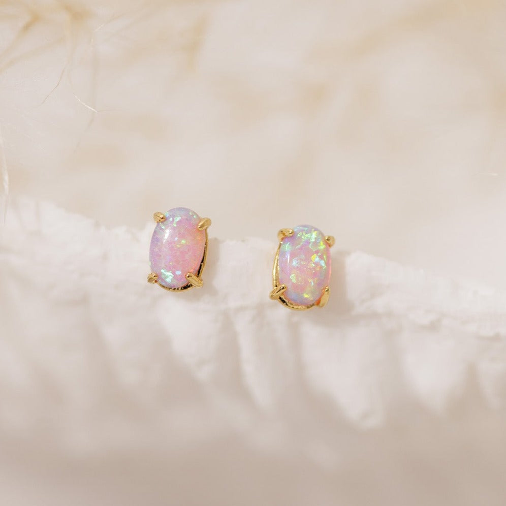 Opal Stud Earrings - adorn512