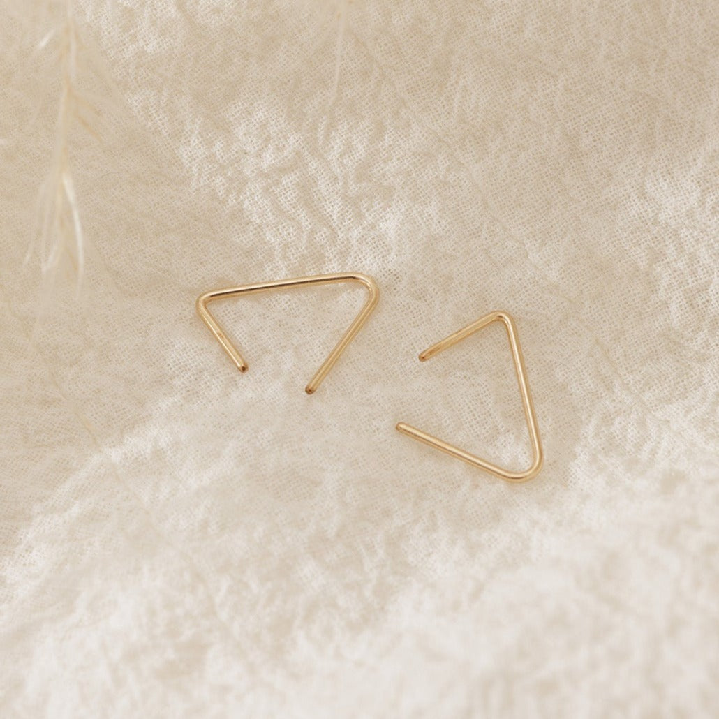 Open Triangle Earrings - adorn512