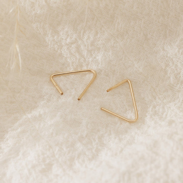 Open Triangle Earrings - adorn512