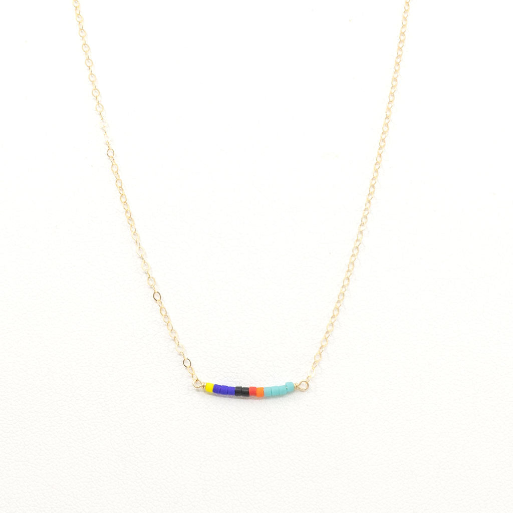 Seed shop bead pendant
