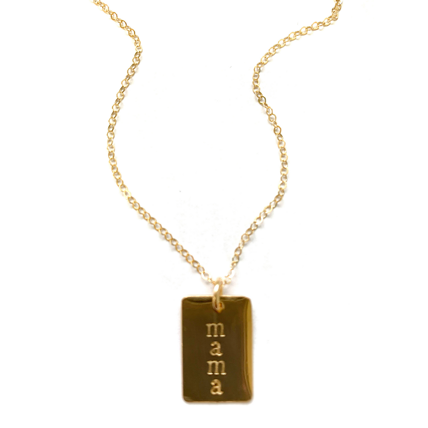 Vertical Mama Drop Necklace